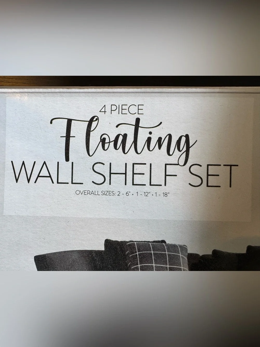Modern 4 piece white Floating Shelf Wall Home Wall Decor